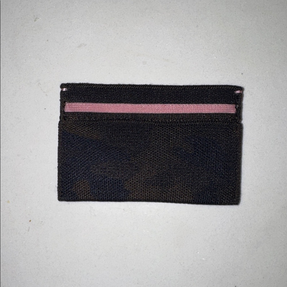 NWOT Rothy’s Black Camo Card Holder